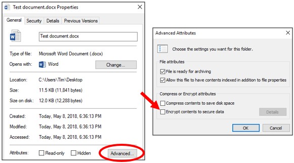 how to add password to windows folder